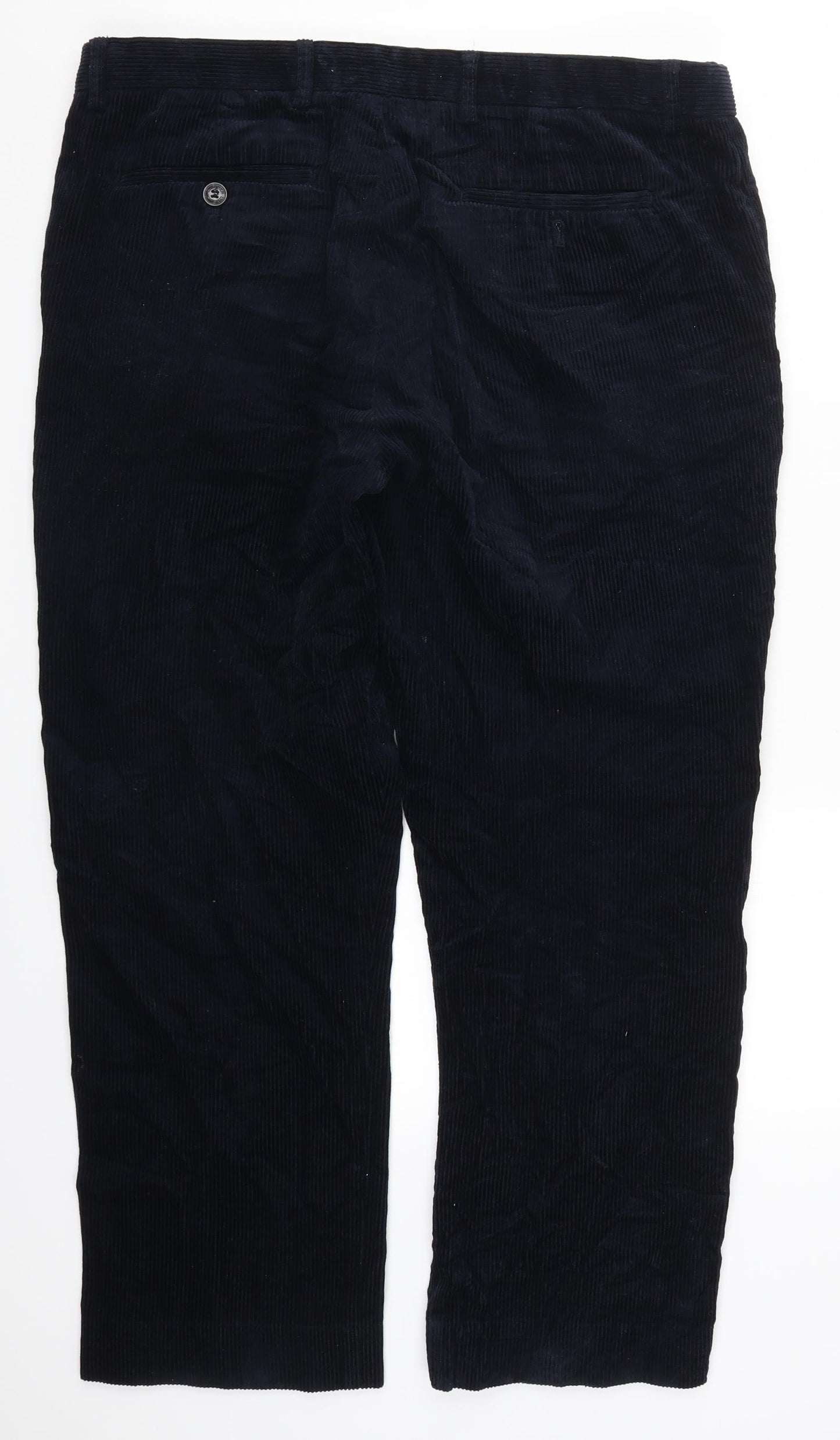 Lincoln Mens Blue  Corduroy Trousers  Size 38 L29 in