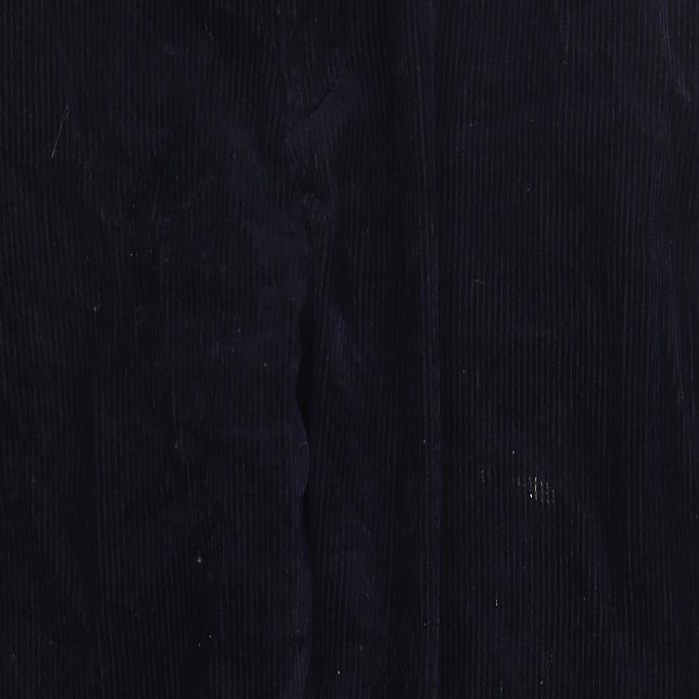 Lincoln Mens Blue  Corduroy Trousers  Size 38 L29 in