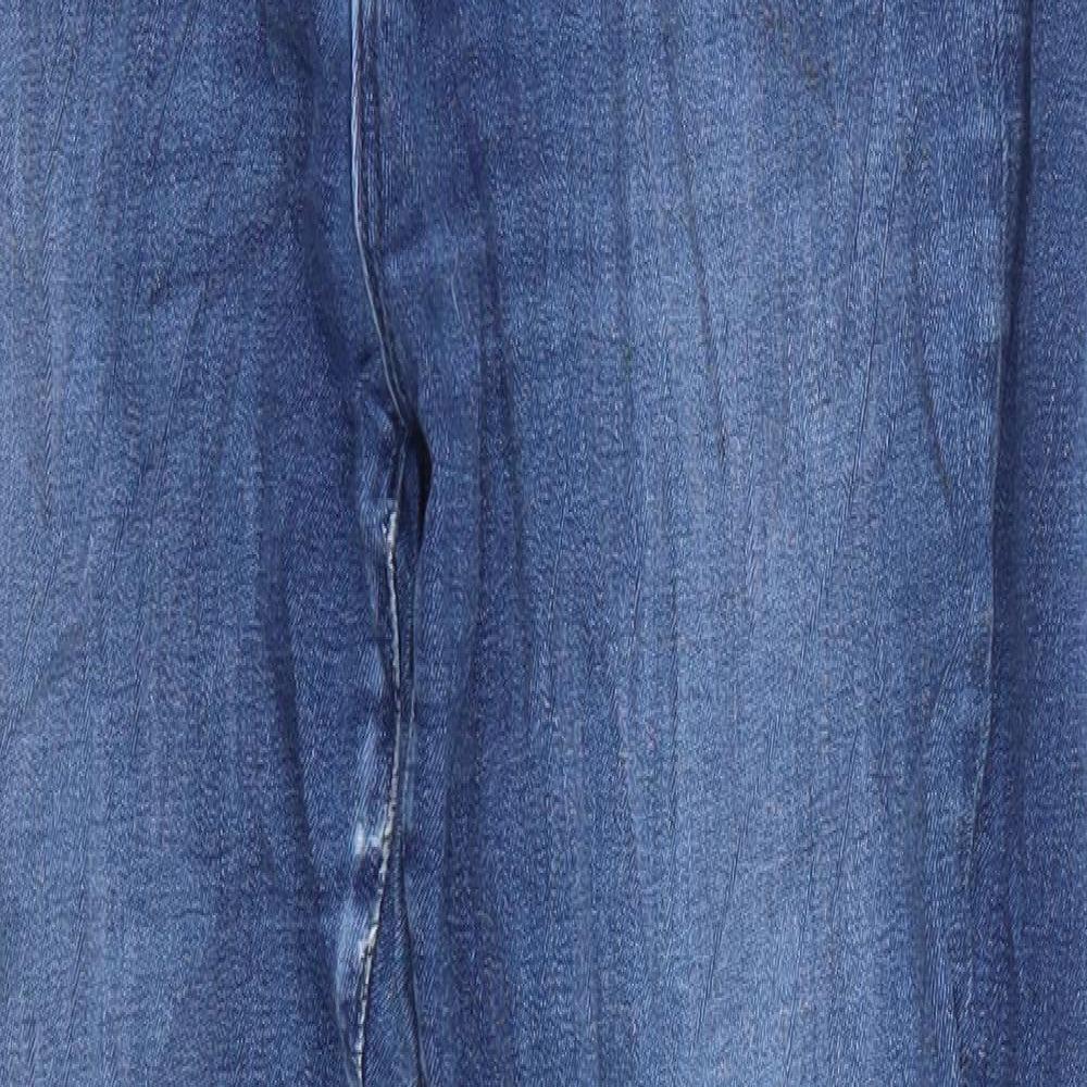 Spanx Womens Blue  Denim Skinny Jeans Size 32 in L28 in