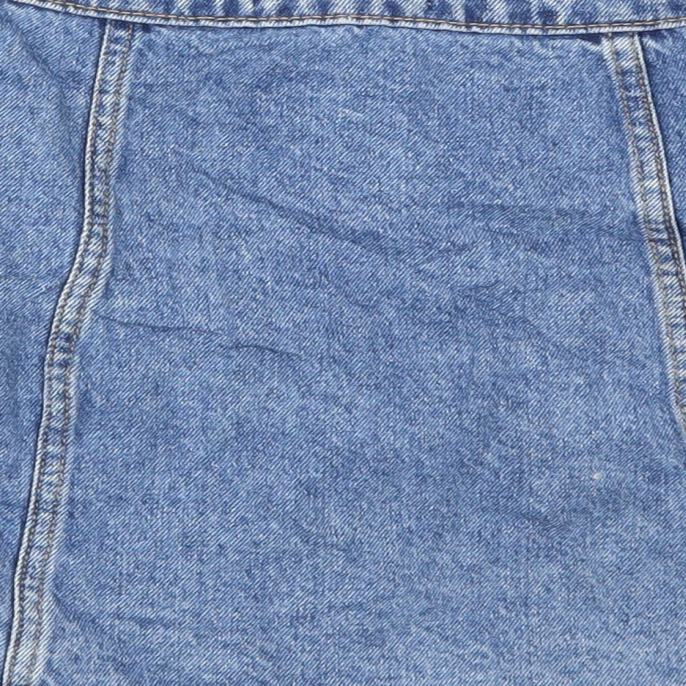 Denim Co Womens Blue  Denim A-Line Skirt Size 8