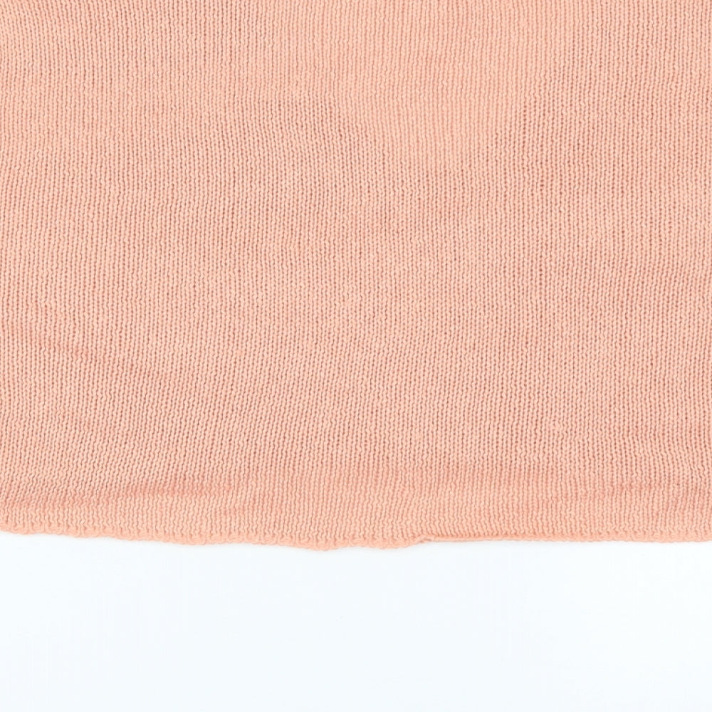 Missguided Womens Pink  Knit Pullover Jumper Size L