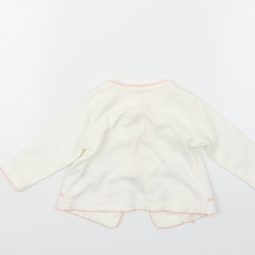 Sterling Baby Girls White   Cardigan Jumper Size 0-3 Months