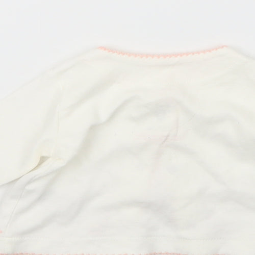 Sterling Baby Girls White   Cardigan Jumper Size 0-3 Months