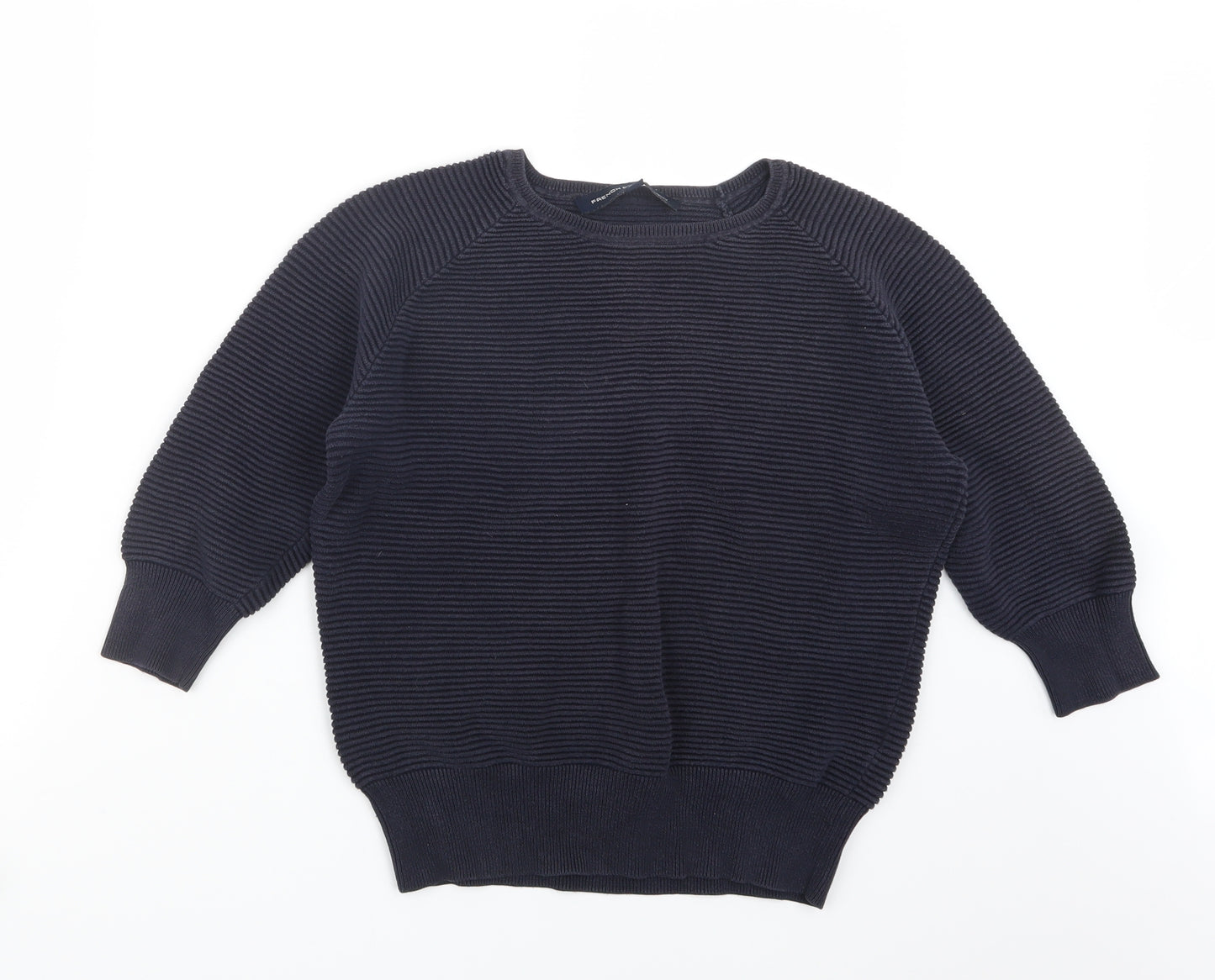 French Connection Womens Blue  Knit Pullover Jumper Size XS