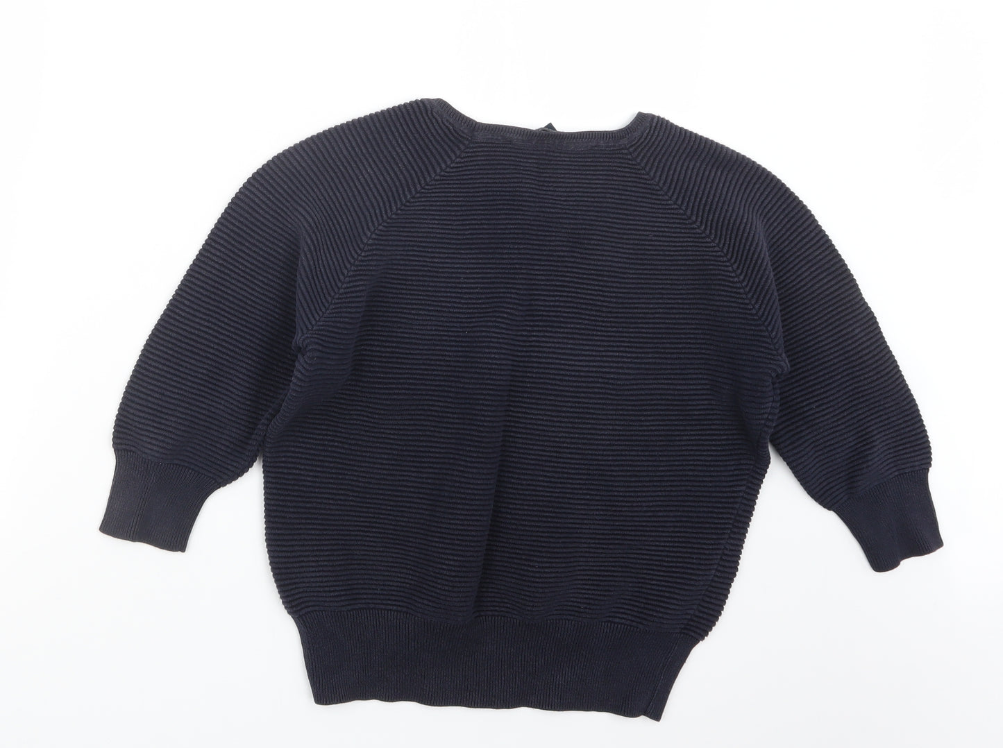 French Connection Womens Blue  Knit Pullover Jumper Size XS