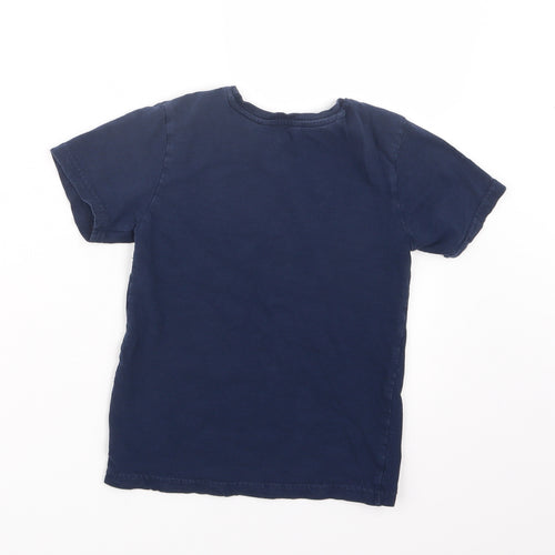 George Boys Blue   Basic T-Shirt Size 5-6 Years