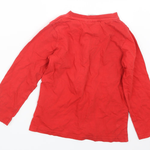 Paw Petrol Boys Red Geometric   Pyjama Top Size 5-6 Years  - Paw Patrol