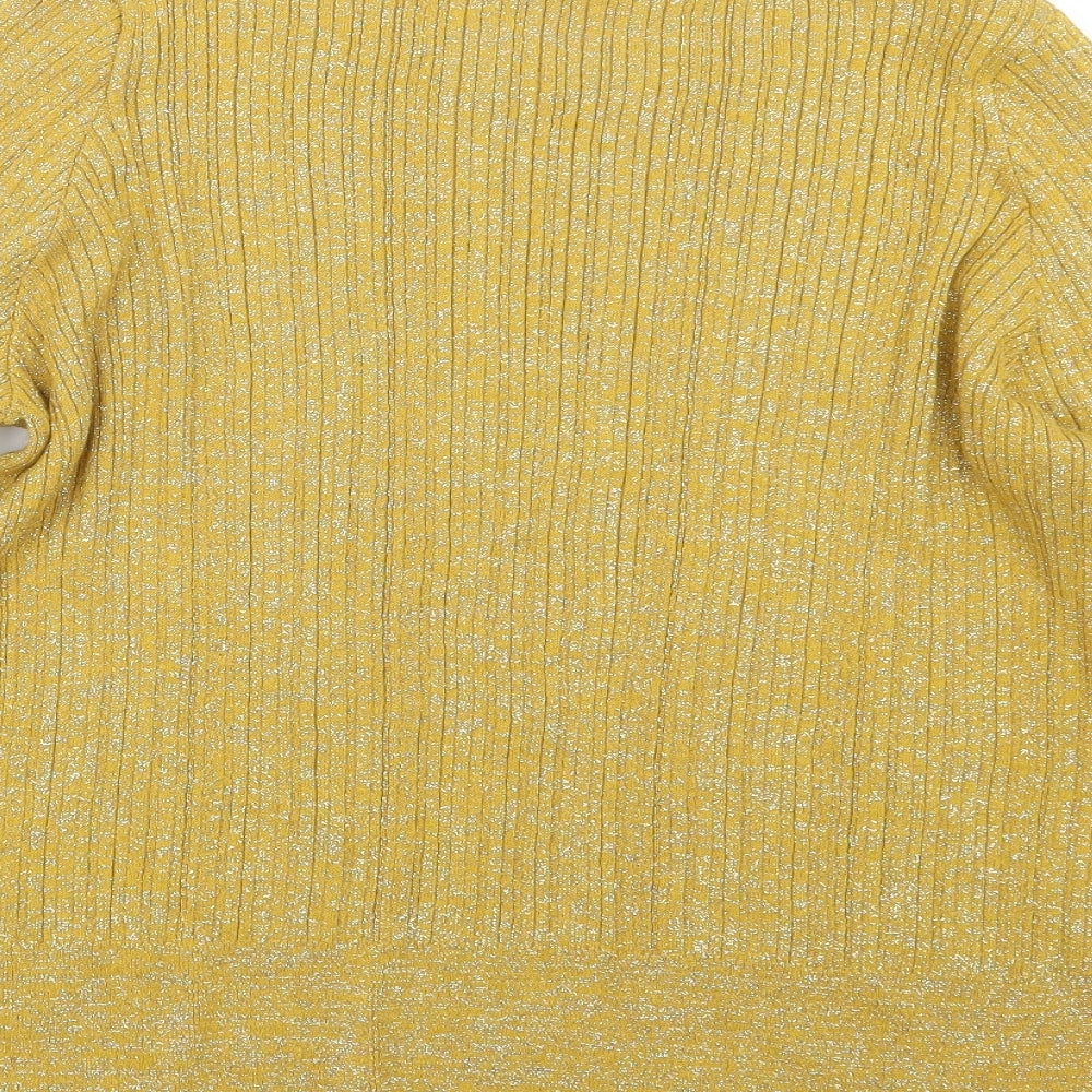 Marks and Spencer Womens Yellow   Pullover Jumper Size XL