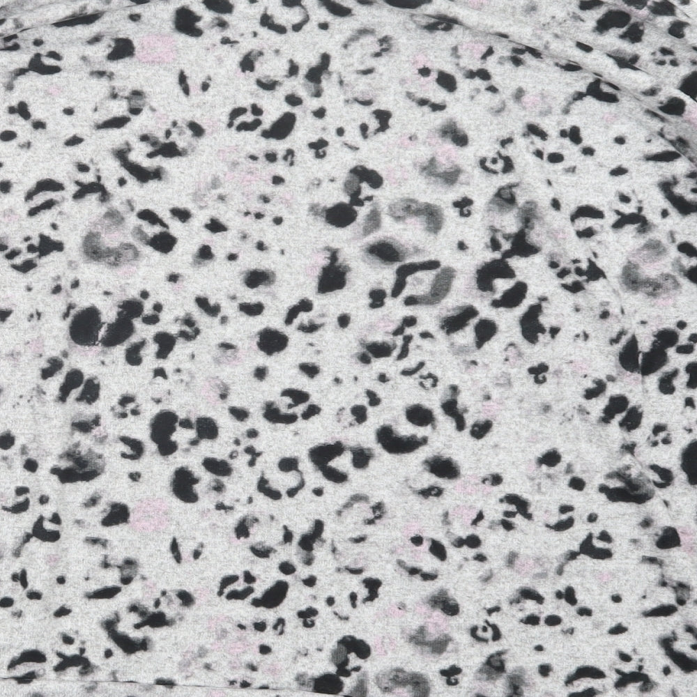 George Womens Grey Animal Print  Pullover Jumper Size 20