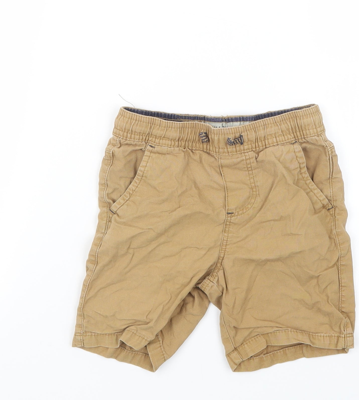 Denim Co. Boys Beige   Cropped Trousers Size 4-5 Years