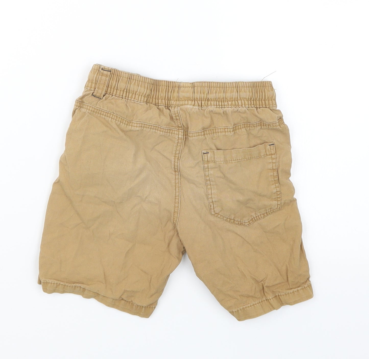 Denim Co. Boys Beige   Cropped Trousers Size 4-5 Years