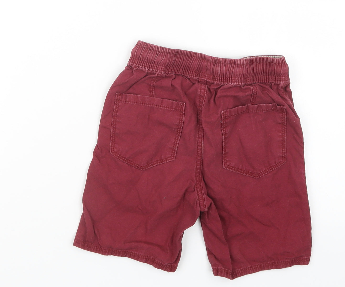 George Boys Red   Cropped Trousers Size 4-5 Years