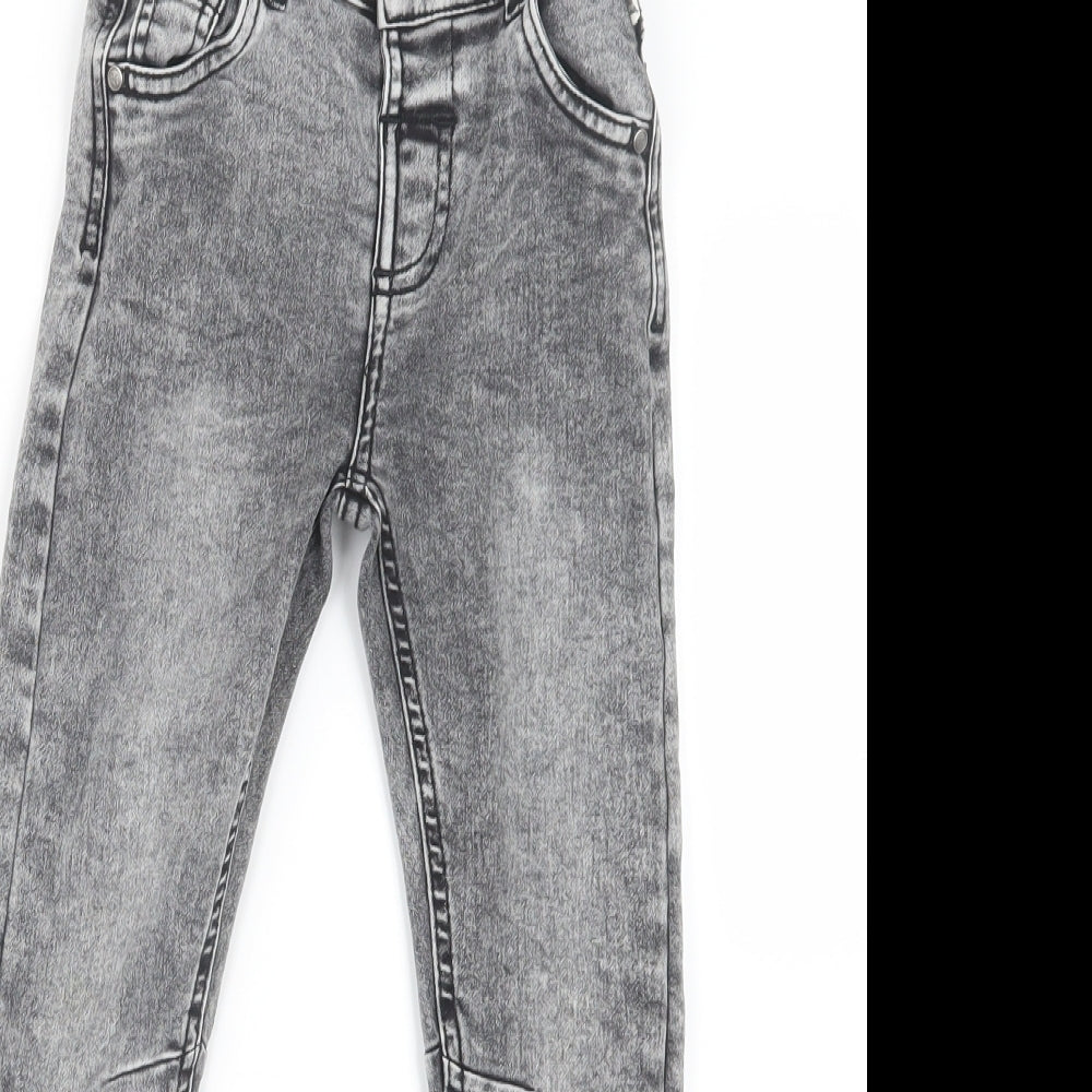 M&Co Boys Grey  Denim Straight Jeans Size 4-5 Years