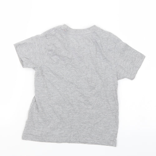 Pep&Co Boys Grey   Basic T-Shirt Size 5-6 Years
