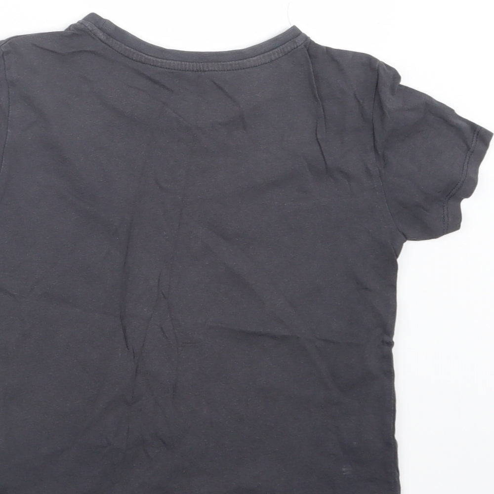 Primark Boys Grey   Basic T-Shirt Size 5-6 Years