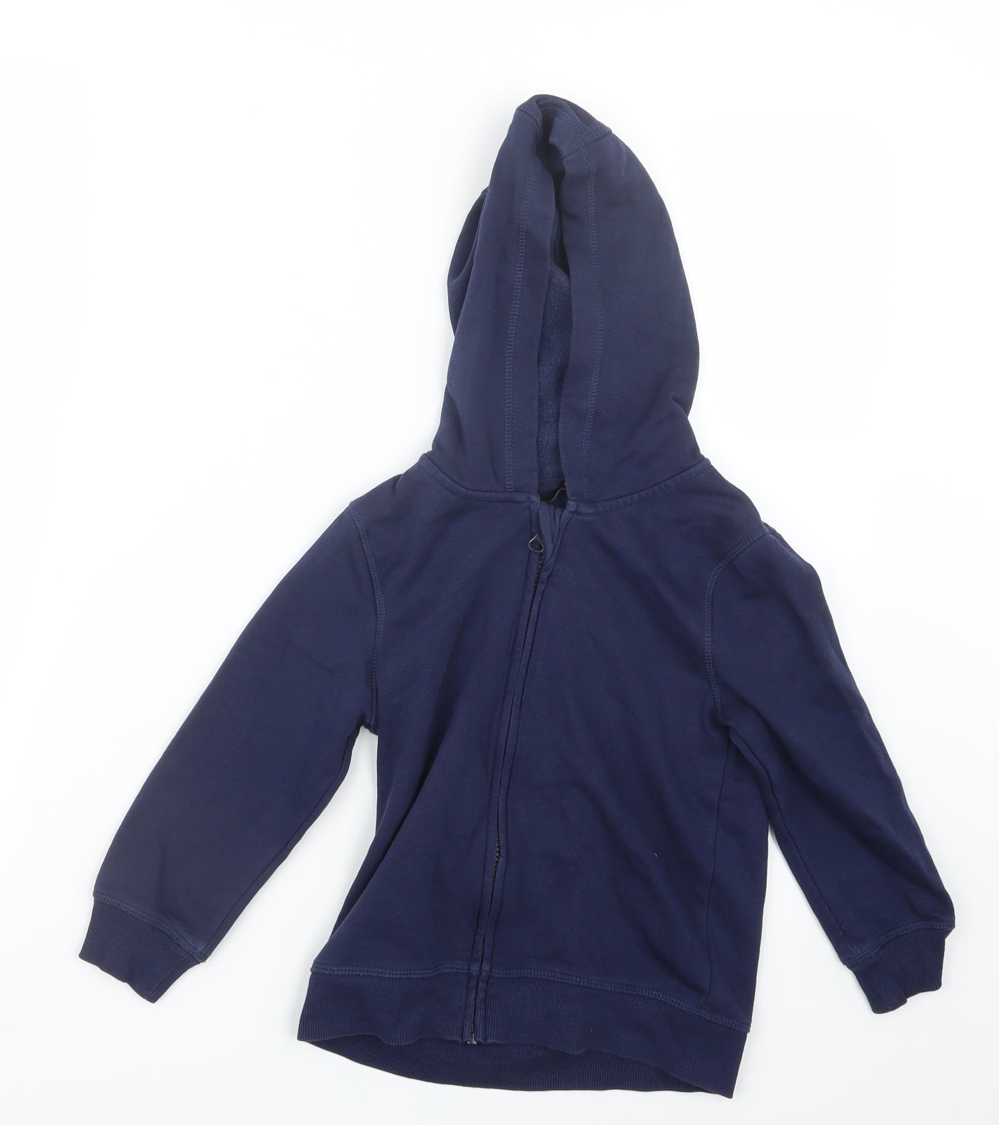George Boys Blue   Full Zip Hoodie Size 4-5 Years