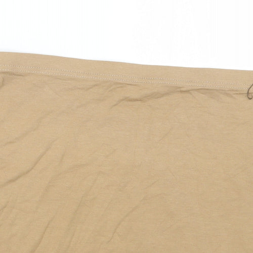 PRETTYLITTLETHING Womens Beige   Straight & Pencil Skirt Size 10