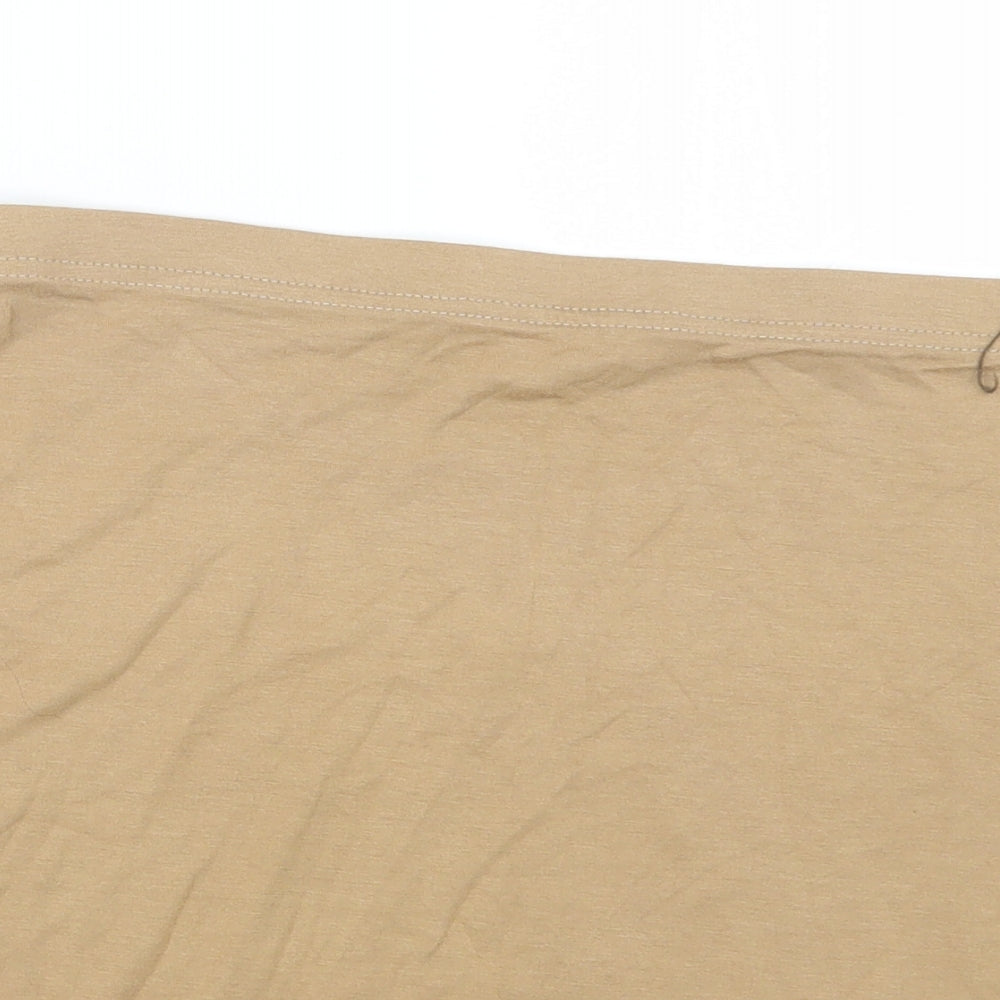PRETTYLITTLETHING Womens Beige   Straight & Pencil Skirt Size 10