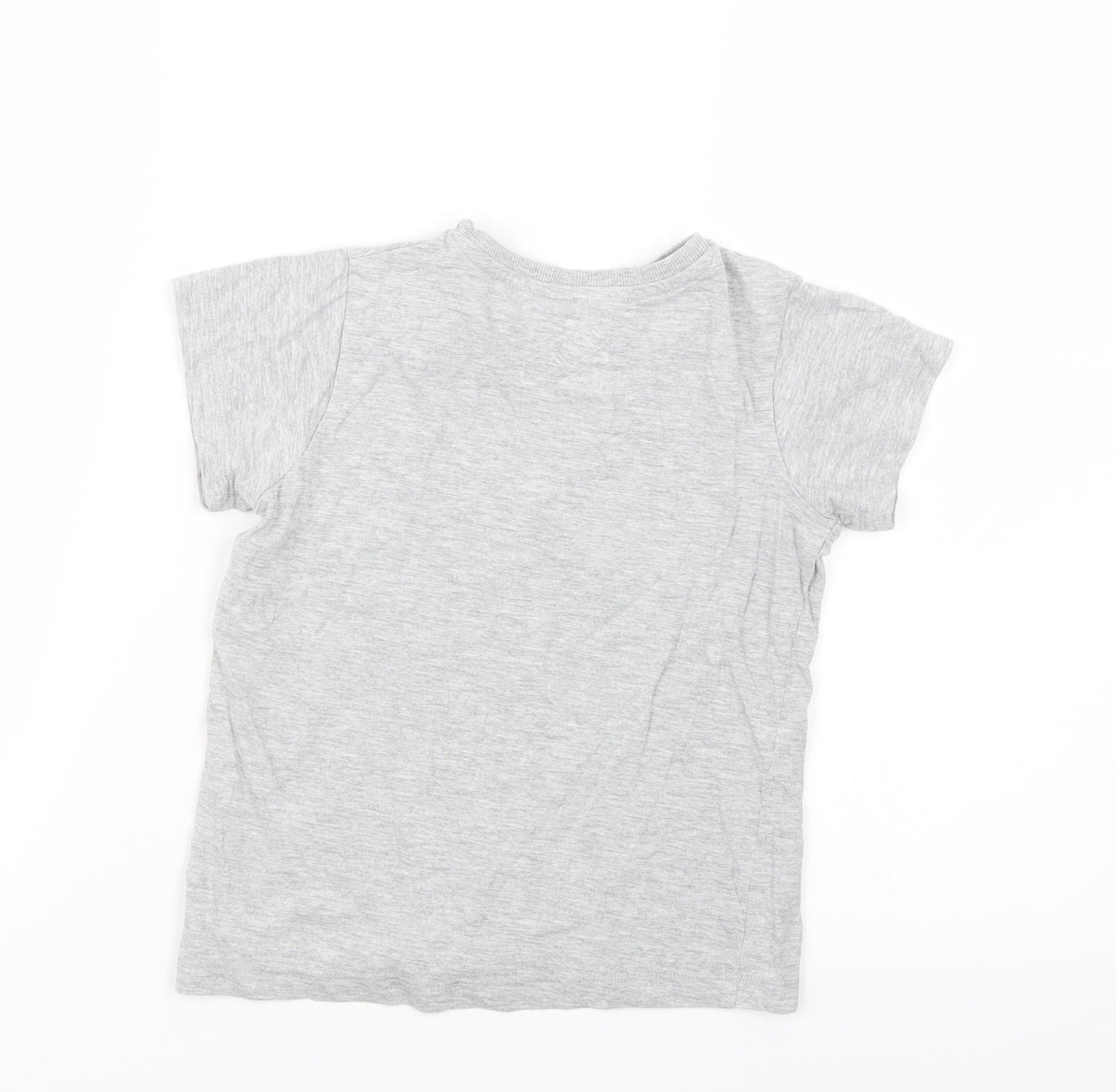 Matalan Boys Grey   Basic T-Shirt Size 6 Years