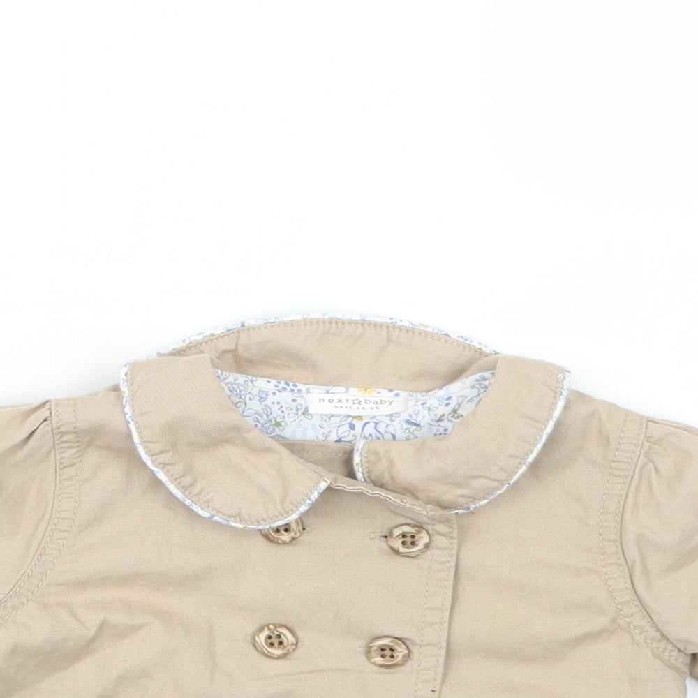 NEXT Girls Beige   Jacket  Size 3-6 Months