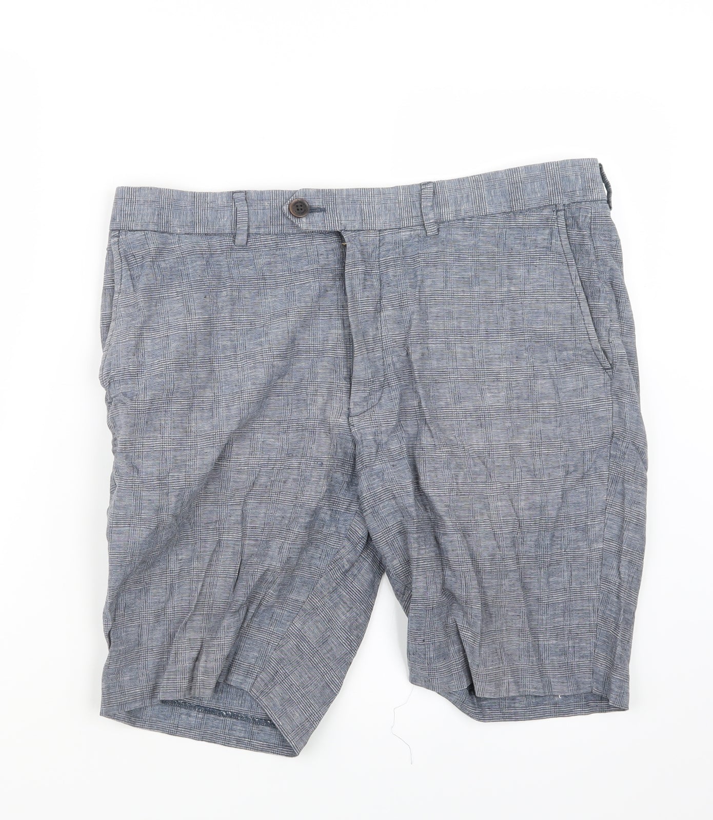 Hammond & Co Mens Blue   Cargo Shorts Size 34 in