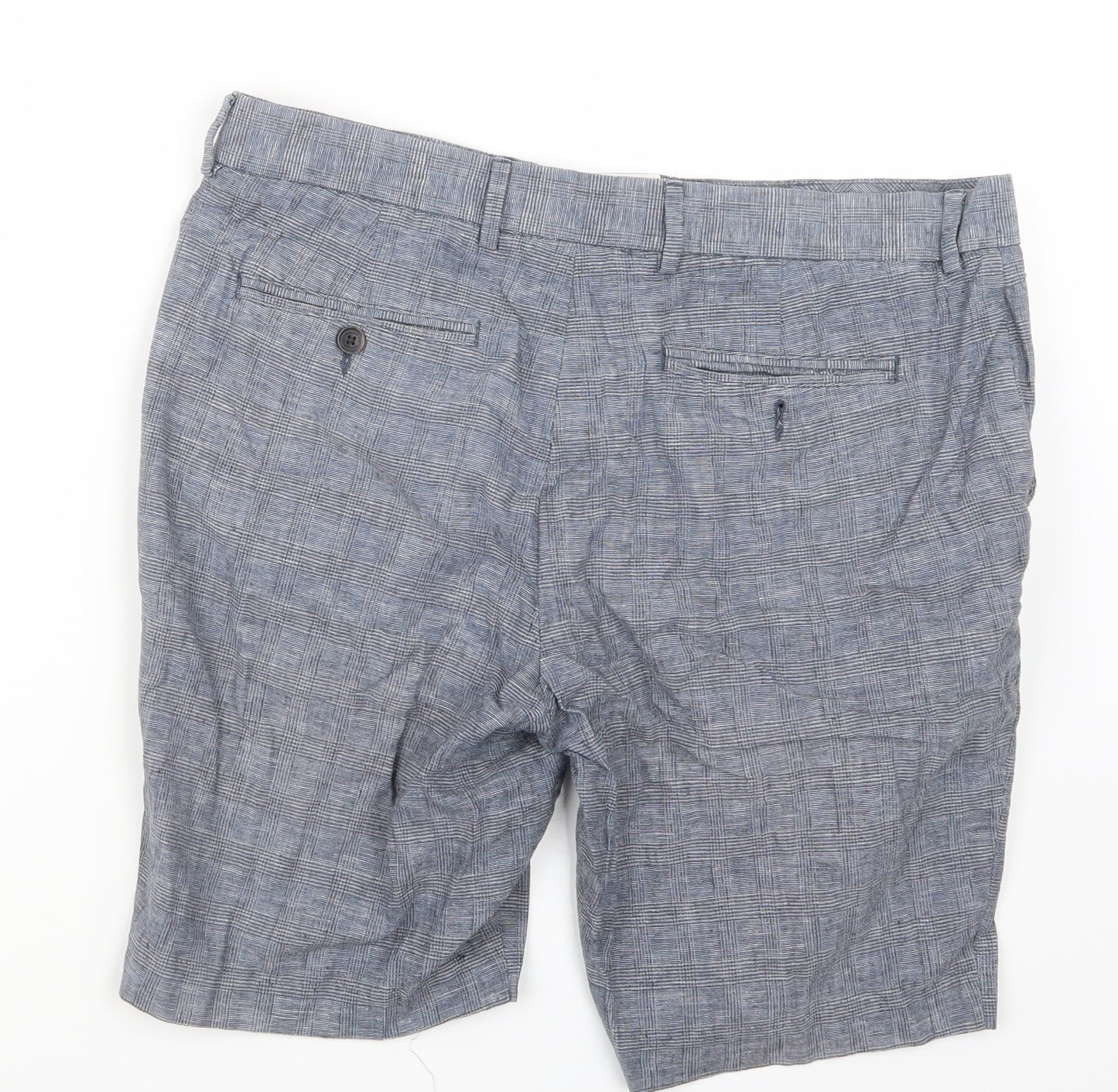 Hammond & Co Mens Blue   Cargo Shorts Size 34 in