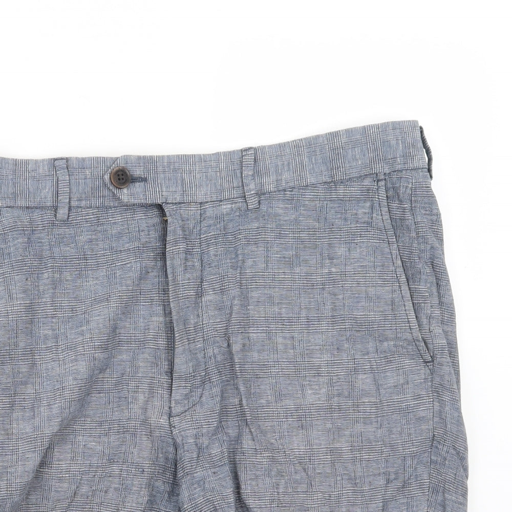Hammond & Co Mens Blue   Cargo Shorts Size 34 in