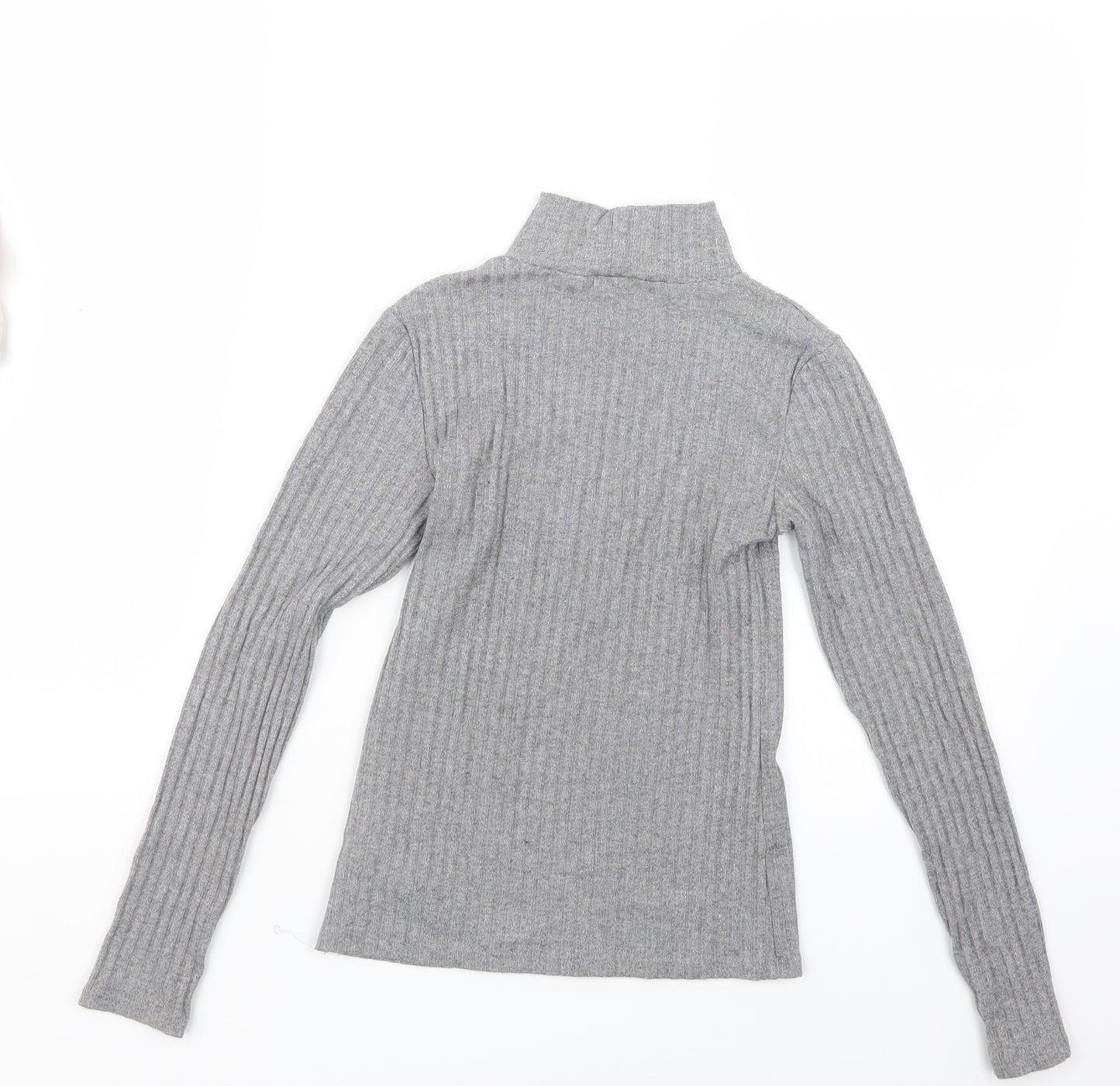 Topshop Womens Grey   Basic T-Shirt Size 8