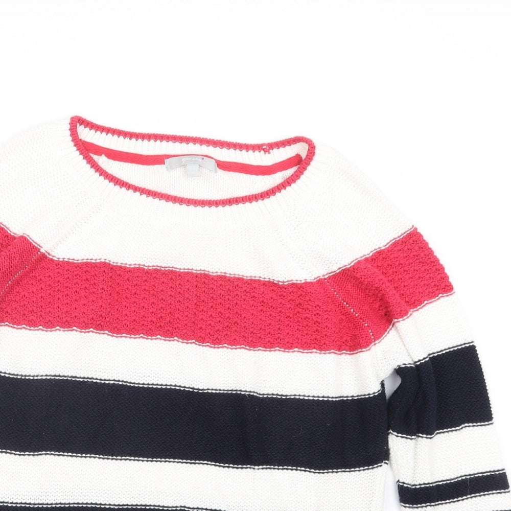 Per Una Womens Blue  Knit Pullover Jumper Size 10