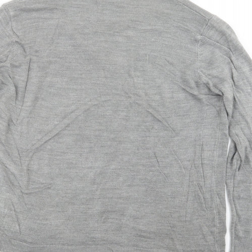 Primark Womens Grey  Knit Pullover Jumper Size 14