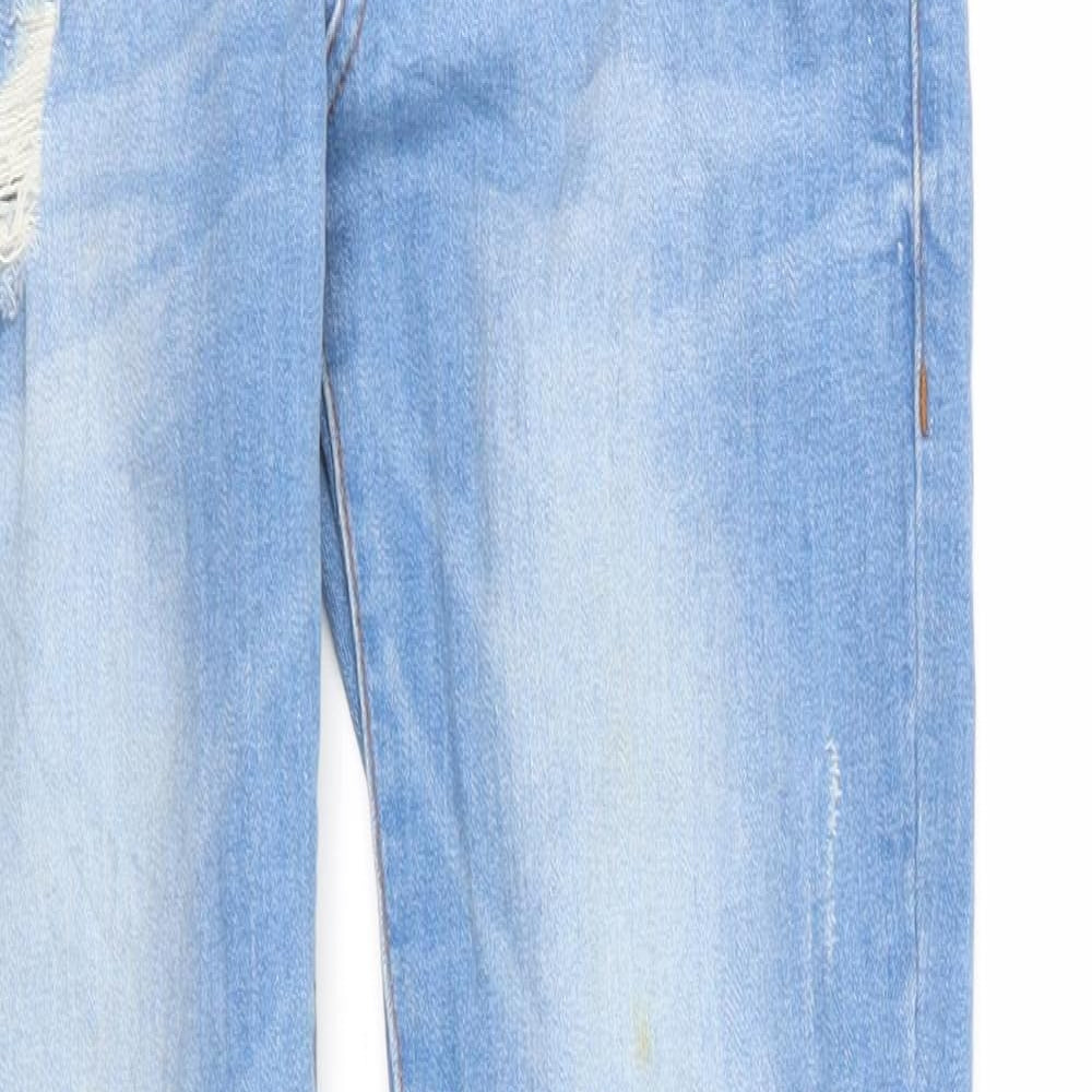 DenimCo Womens Blue  Denim Skinny Jeans Size 4 L26 in