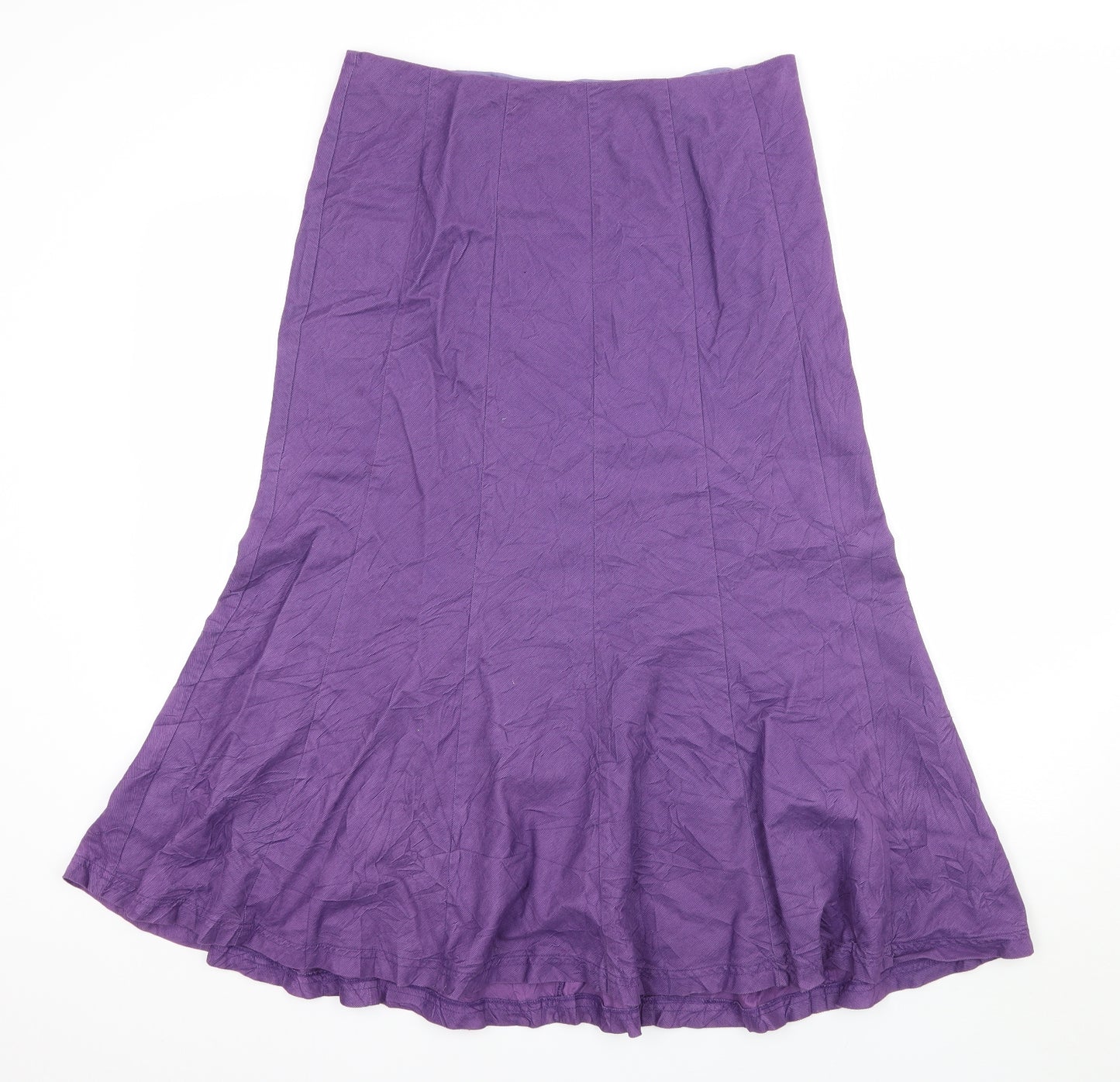 CC Womens Purple  Canvas Maxi Skirt Size 12