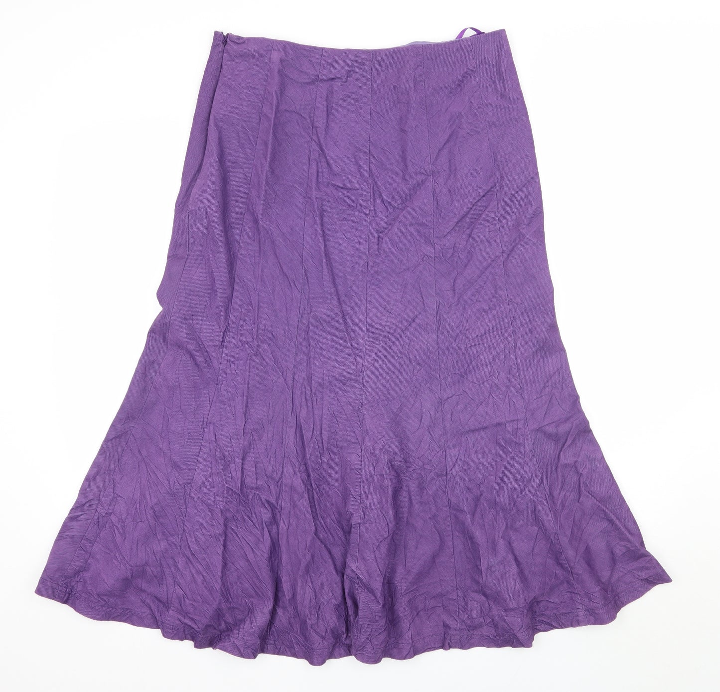 CC Womens Purple  Canvas Maxi Skirt Size 12
