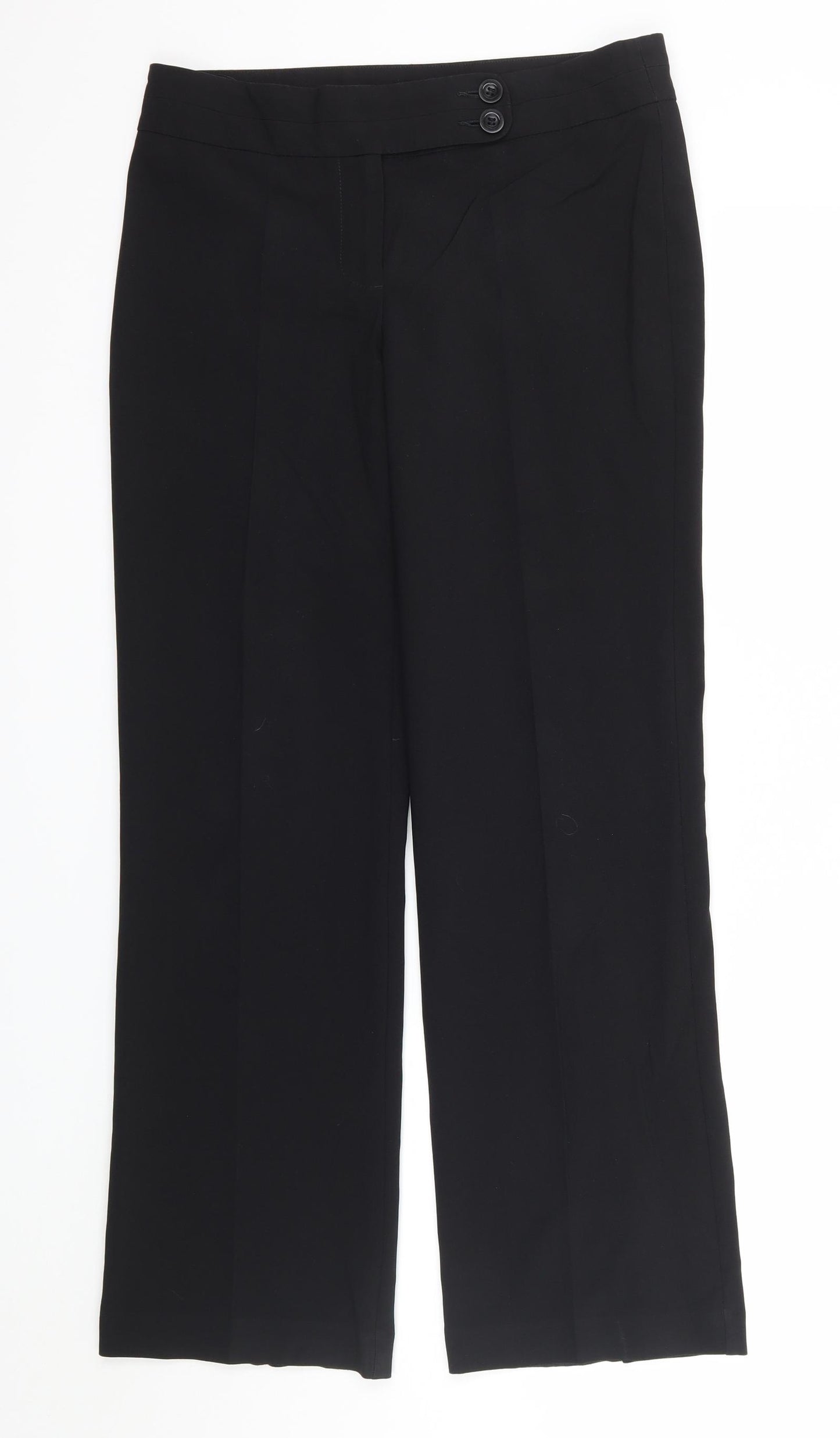 George Womens Black   Trousers  Size 8 L29 in