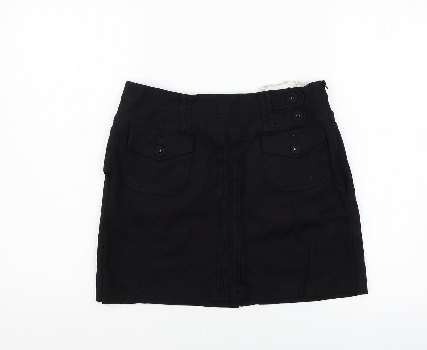 NEXT Womens Black  Jersey Mini Skirt Size 12