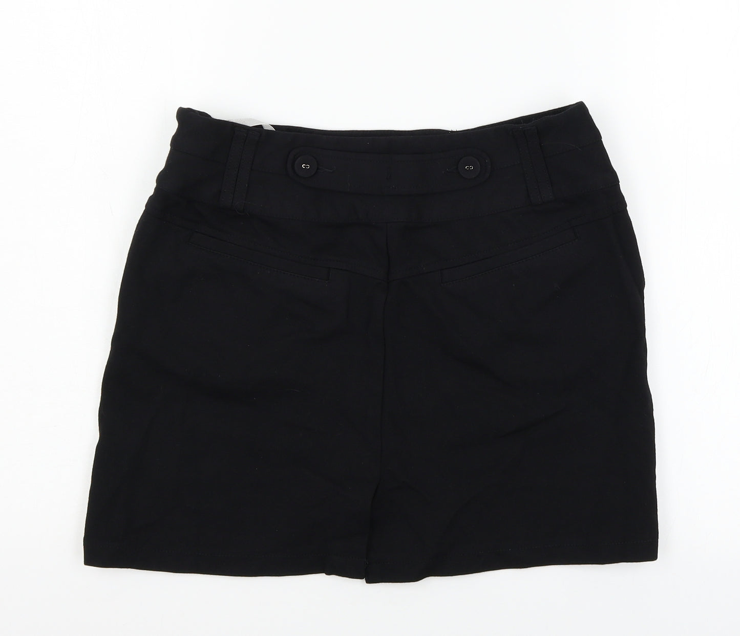 NEXT Womens Black  Jersey Mini Skirt Size 12