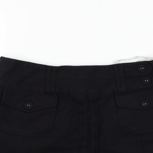 NEXT Womens Black  Jersey Mini Skirt Size 12