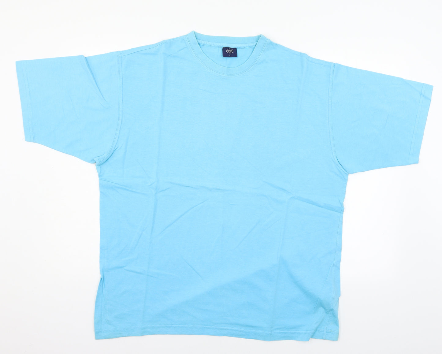 Casual Club Mens Blue  Jersey  T-Shirt Size L