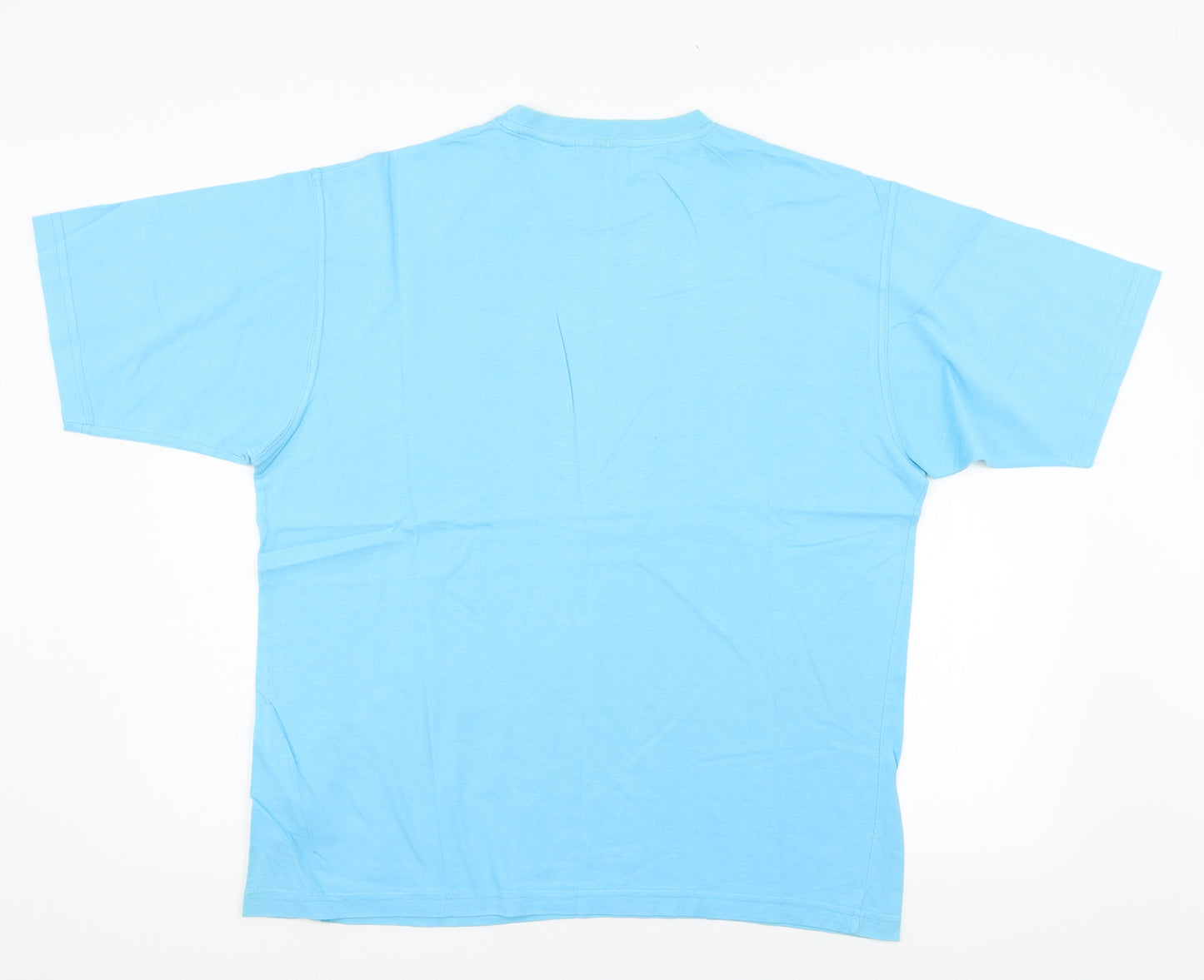 Casual Club Mens Blue  Jersey  T-Shirt Size L