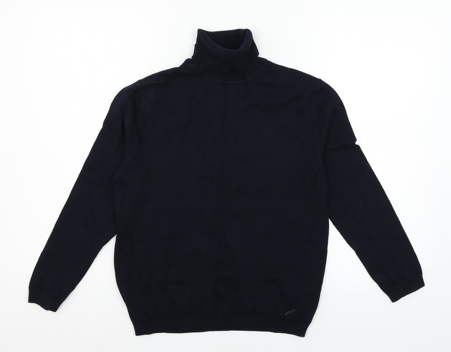 Zara Boys Blue  Knit Pullover Jumper Size 11-12 Years