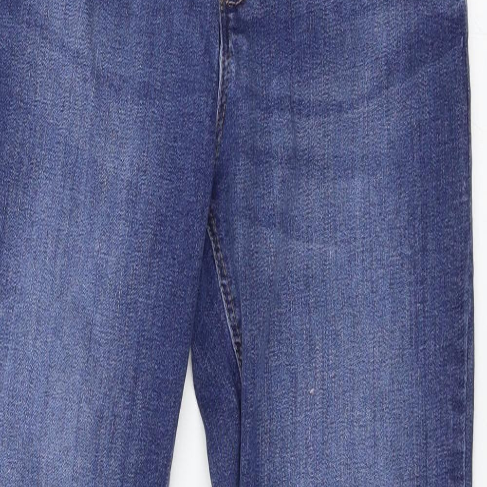 Denim & Co. Womens Blue  Denim Skinny Jeans Size 10 L28 in