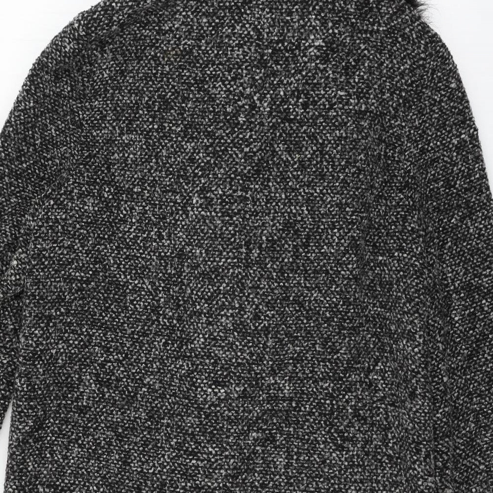 George Womens Grey   Overcoat Coat Size 8