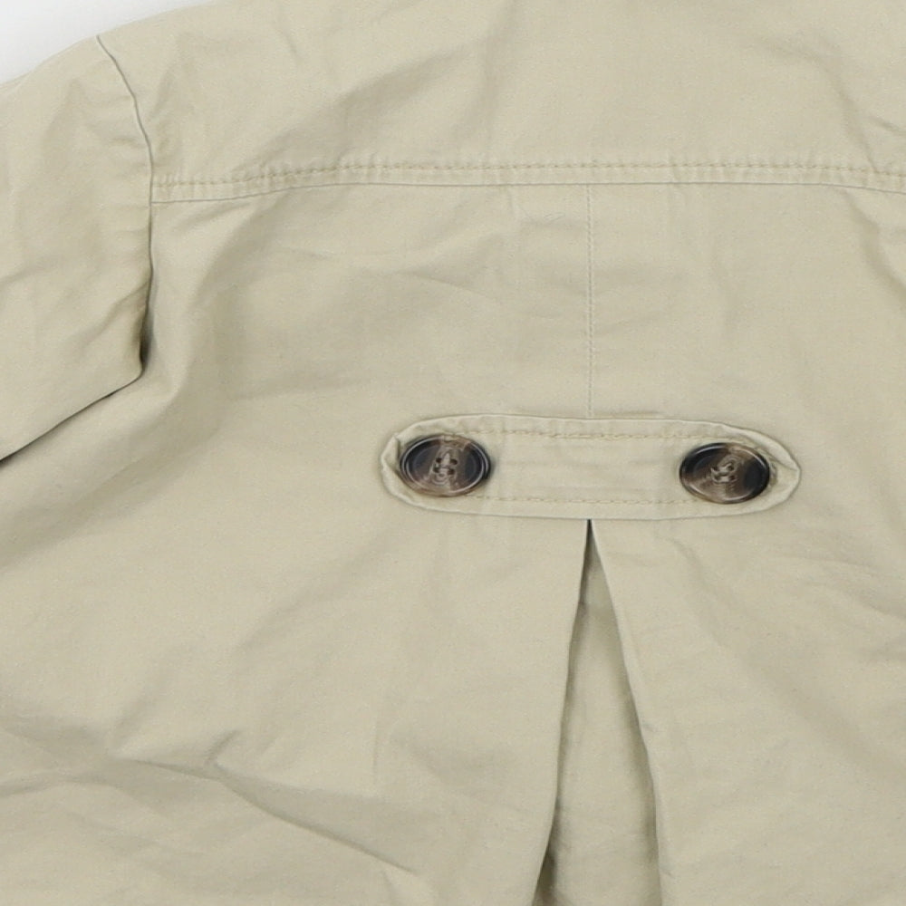 NEXT Girls Beige   Overcoat Coat Size 12-18 Months