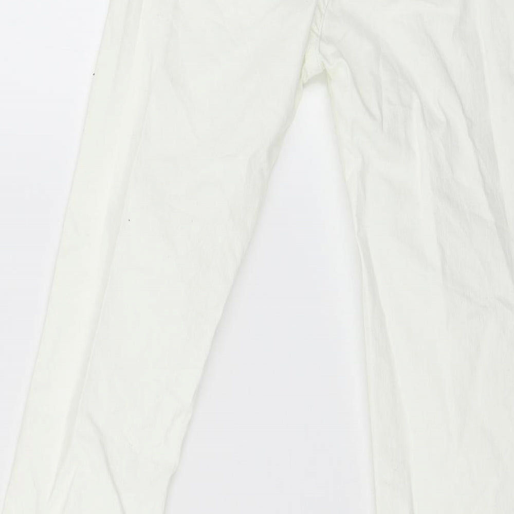H&M Womens Ivory  Denim Skinny Jeans Size 6 L29 in