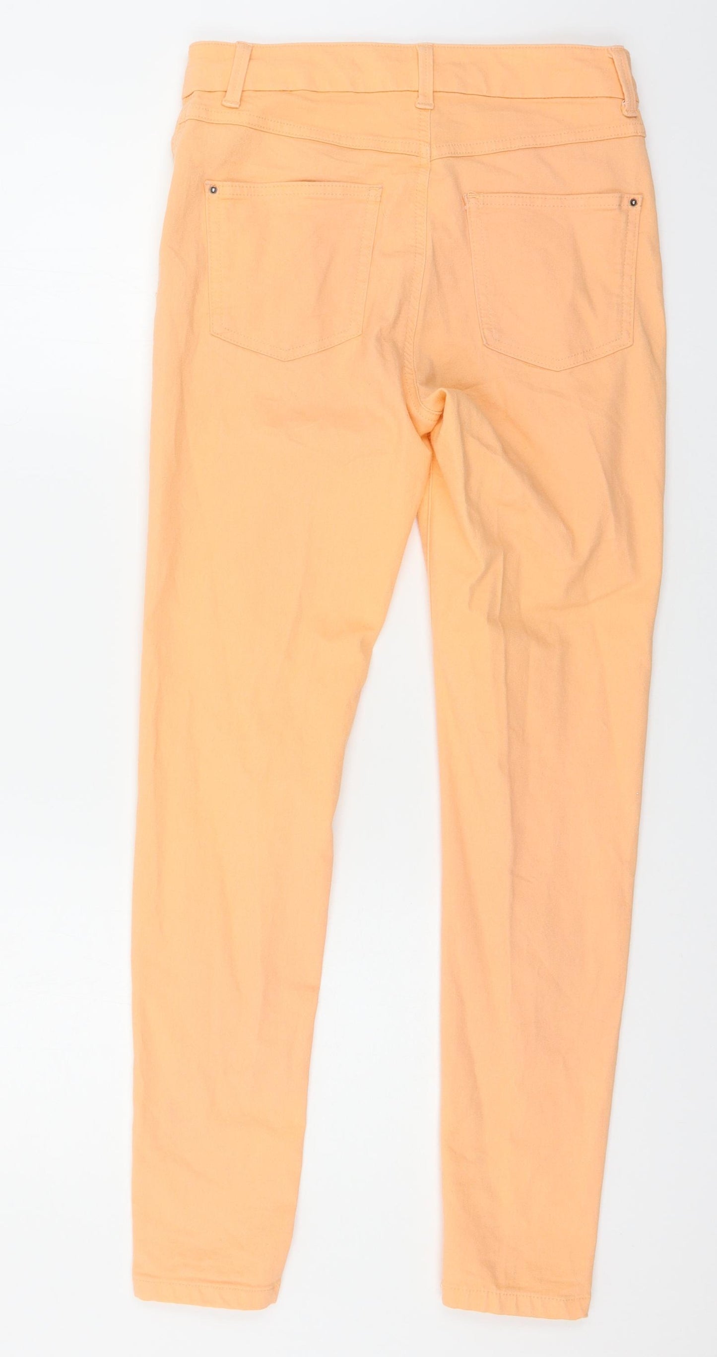 Marks and Spencer Womens Orange  Denim Jegging Jeans Size 10 L28 in