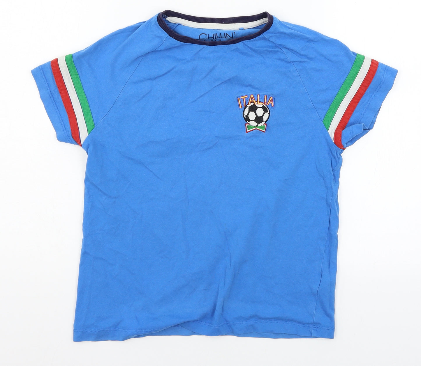 NEXT Boys Blue  Jersey Basic T-Shirt Size 11 Years  - Italia