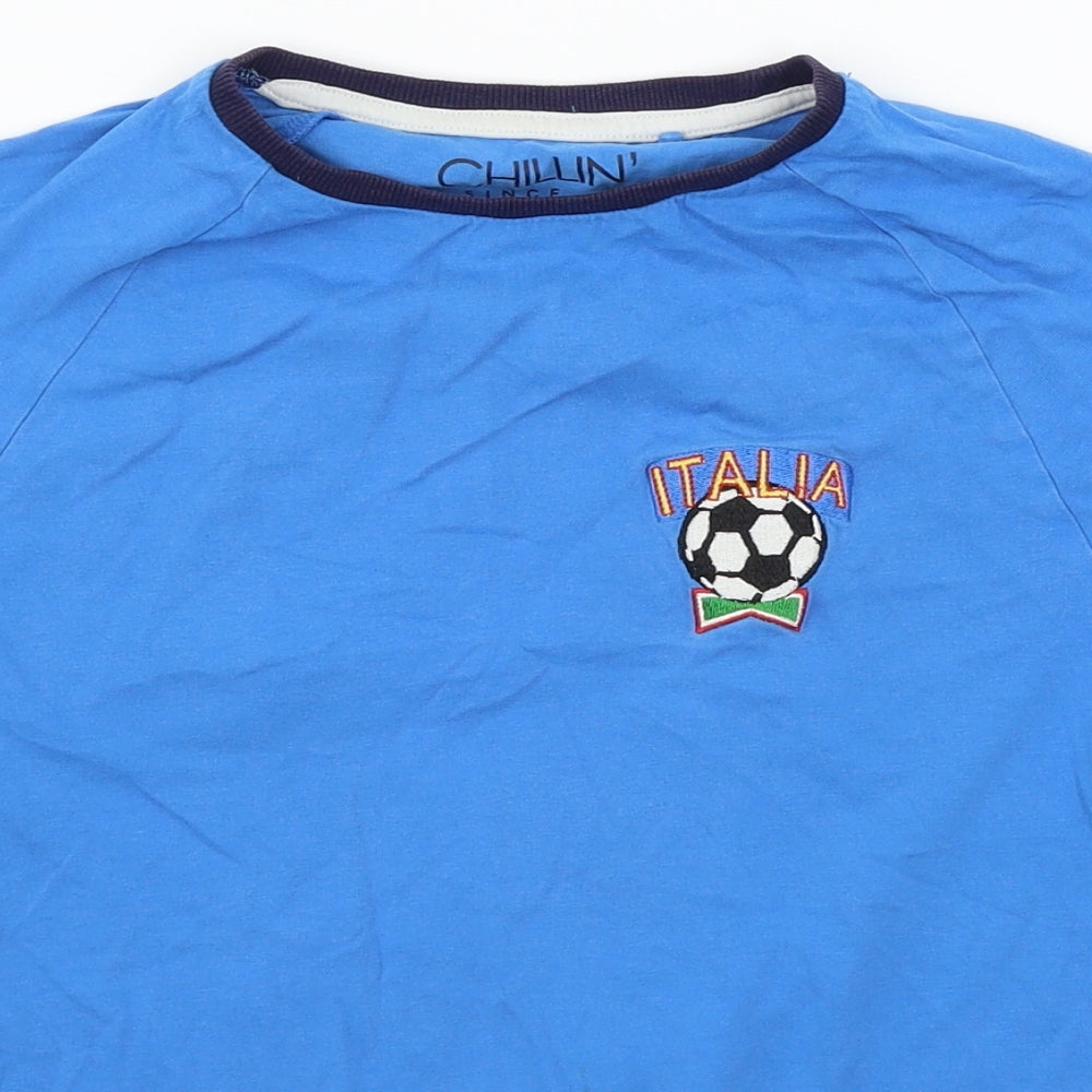 NEXT Boys Blue  Jersey Basic T-Shirt Size 11 Years  - Italia