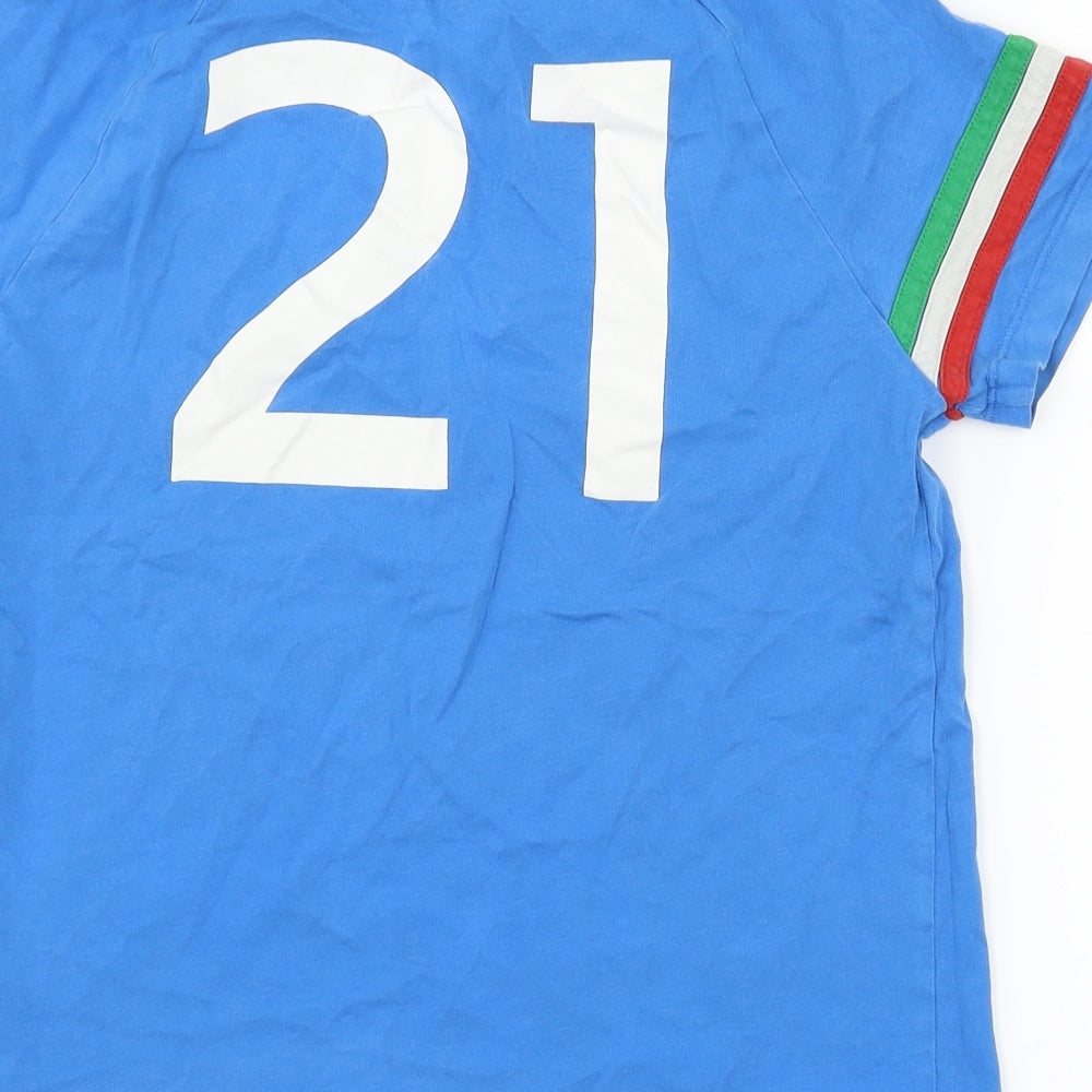NEXT Boys Blue  Jersey Basic T-Shirt Size 11 Years  - Italia