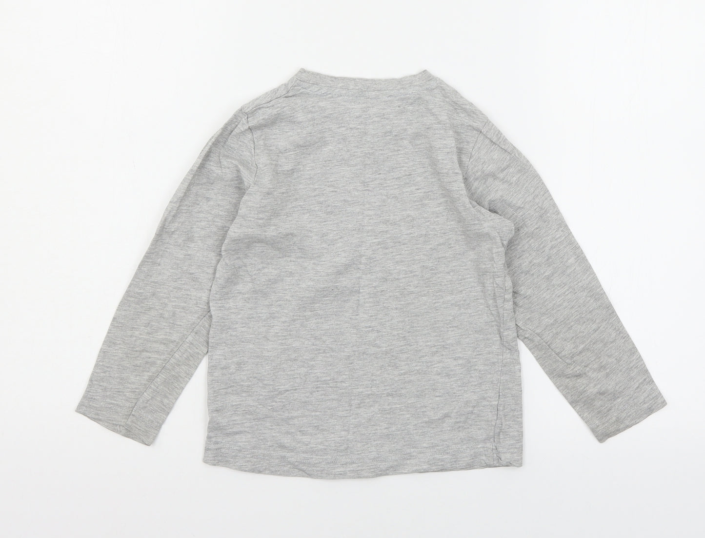 Matalan Boys Grey  Jersey Basic T-Shirt Size 6 Years  - Urban