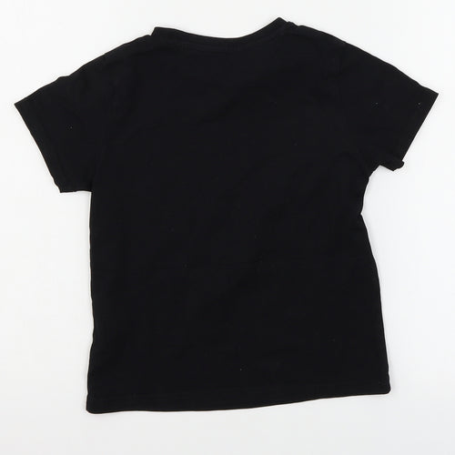 PEP & CO Boys Black  Jersey Basic T-Shirt Size 7-8 Years  - Chill Out